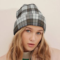 ScotsTee Shop Scottish Campbell of Cawdor Dress Weathered 2 Clan Crest Tartan Plaid Knit Beanie