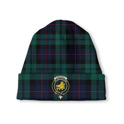 ScotsTee Shop Scottish Campbell of Cawdor Modern 2 Clan Crest Tartan Plaid Knit Beanie