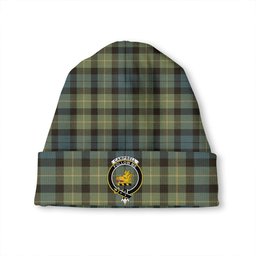 ScotsTee Shop Scottish Campbell of Breadalbane 1819 Weathered 2 Clan Crest Tartan Plaid Knit Beanie