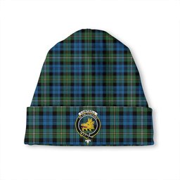 ScotsTee Shop Scottish Campbell of Loudon (Campbell Louden) Ancient 2 Clan Crest Tartan Plaid Knit Beanie