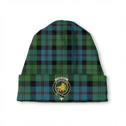 ScotsTee Shop Scottish Campbell of Cawdor Ancient 2 Clan Crest Tartan Plaid Knit Beanie