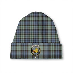 ScotsTee Shop Scottish Campbell of Inveraray Ancient 2 Clan Crest Tartan Plaid Knit Beanie