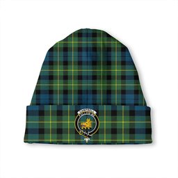 ScotsTee Shop Scottish Campbell of Breadalbane 1819 Modern 2 Clan Crest Tartan Plaid Knit Beanie