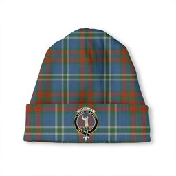 ScotsTee Shop Scottish Cathcart Ancient Clan Crest Tartan Plaid Knit Beanie