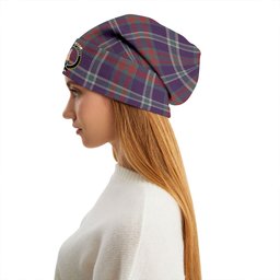 ScotsTee Shop Scottish Cathcart Weathered Clan Crest Tartan Plaid Knit Beanie