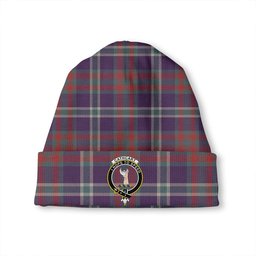 ScotsTee Shop Scottish Cathcart Weathered Clan Crest Tartan Plaid Knit Beanie