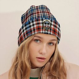 ScotsTee Shop Scottish Bell Border (Bell Southern Bell) Ancient Clan Crest Tartan Plaid Knit Beanie