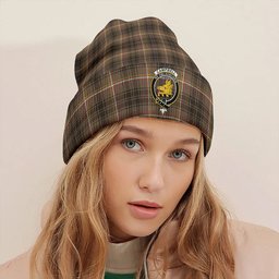 ScotsTee Shop Scottish Campbell Marquis of Lorne Weathered 2 Clan Crest Tartan Plaid Knit Beanie