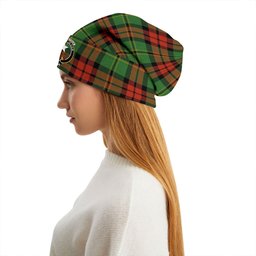 ScotsTee Shop Scottish Blackstock Hunting Ancient Clan Crest Tartan Plaid Knit Beanie