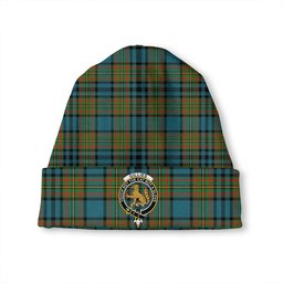 ScotsTee Shop Scottish Gillies Ancient Clan Crest Tartan Plaid Knit Beanie