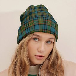 ScotsTee Shop Scottish Gillies Ancient Clan Crest Tartan Plaid Knit Beanie