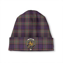 ScotsTee Shop Scottish Gillies Weathered Clan Crest Tartan Plaid Knit Beanie
