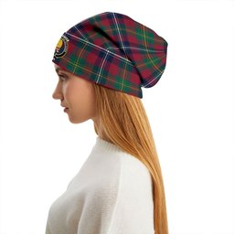 ScotsTee Shop Scottish Forrester Modern Clan Crest Tartan Plaid Knit Beanie