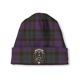 ScotsTee Shop Scottish Ferguson of Balquhidder Weathered Clan Crest Tartan Plaid Knit Beanie