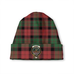 ScotsTee Shop Scottish Fraser of Altyre Ancient Clan Crest Tartan Plaid Knit Beanie