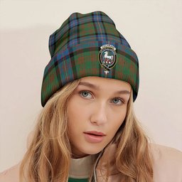 ScotsTee Shop Scottish Cochrane (Cochran) Ancient Clan Crest Tartan Plaid Knit Beanie