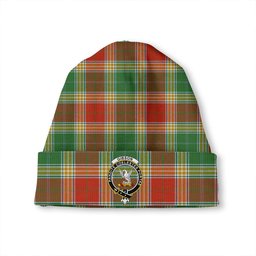 ScotsTee Shop Scottish Gibson (Gibbs) Ancient Clan Crest Tartan Plaid Knit Beanie