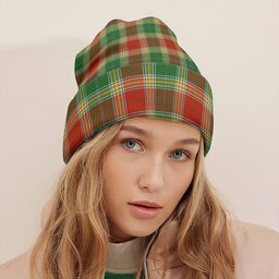 ScotsTee Shop Scottish Gibson (Gibbs) Ancient Clan Crest Tartan Plaid Knit Beanie