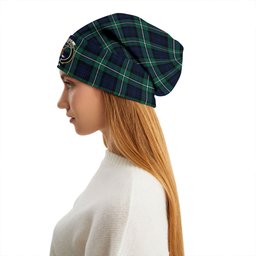 ScotsTee Shop Scottish Forbes Modern Clan Crest Tartan Plaid Knit Beanie