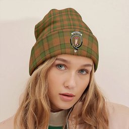 ScotsTee Shop Scottish Donachie of Brockloch Hunting Modern Clan Crest Tartan Plaid Knit Beanie