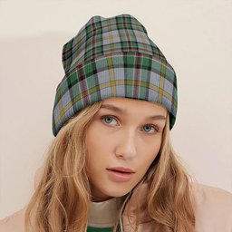 ScotsTee Shop Scottish Dinwoodie Modern Clan Crest Tartan Plaid Knit Beanie