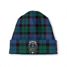 ScotsTee Shop Scottish Ferguson of Balquhidder Modern Clan Crest Tartan Plaid Knit Beanie