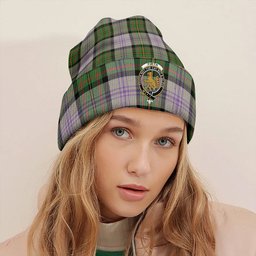 ScotsTee Shop Scottish Firth of Tay (Gillies Dress) Ancient Clan Crest Tartan Plaid Knit Beanie