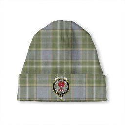 ScotsTee Shop Scottish Currie Weathered Clan Crest Tartan Plaid Knit Beanie
