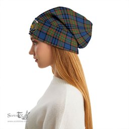 ScotsTee Shop Scottish Gillies Modern Clan Crest Tartan Plaid Knit Beanie