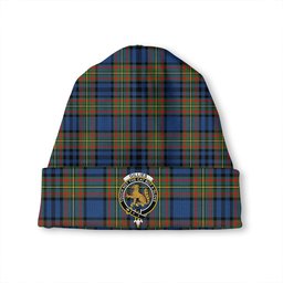 ScotsTee Shop Scottish Gillies Modern Clan Crest Tartan Plaid Knit Beanie