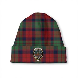 ScotsTee Shop Scottish Fraser of Altyre Modern Clan Crest Tartan Plaid Knit Beanie