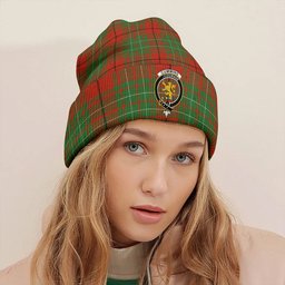 ScotsTee Shop Scottish Cumming (MacAulay #2) Ancient Clan Crest Tartan Plaid Knit Beanie