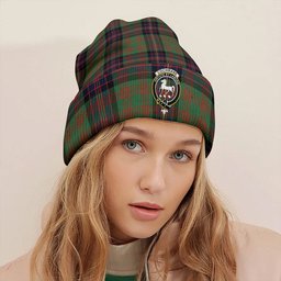 ScotsTee Shop Scottish Cochrane (Cochran) Modern Clan Crest Tartan Plaid Knit Beanie