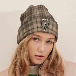 ScotsTee Shop Scottish Craig (Craigie) Weathered Clan Crest Tartan Plaid Knit Beanie