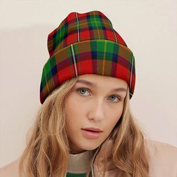 ScotsTee Shop Scottish Fairlie Modern Clan Crest Tartan Plaid Knit Beanie