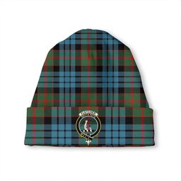 ScotsTee Shop Scottish Fletcher of Dunans Clan Crest Tartan Plaid Knit Beanie