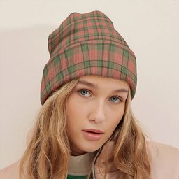 ScotsTee Shop Scottish Donachie of Brockloch Hunting Weathered Clan Crest Tartan Plaid Knit Beanie