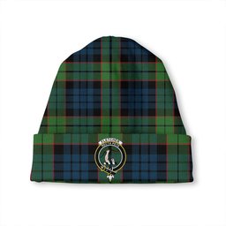 ScotsTee Shop Scottish Fletcher Family Modern Clan Crest Tartan Plaid Knit Beanie