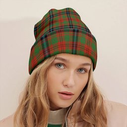 ScotsTee Shop Scottish Fulton 1999 Ancient Clan Crest Tartan Plaid Knit Beanie