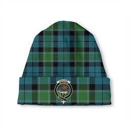 ScotsTee Shop Scottish Graham of Menteith Ancient Clan Crest Tartan Plaid Knit Beanie