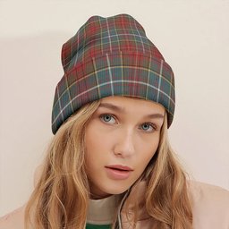 ScotsTee Shop Scottish Crozier Weathered Clan Crest Tartan Plaid Knit Beanie