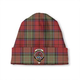 ScotsTee Shop Scottish Dickie Weathered Clan Crest Tartan Plaid Knit Beanie