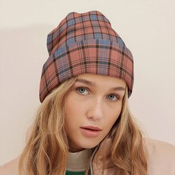 ScotsTee Shop Scottish Haney Dress Weathered Clan Crest Tartan Plaid Knit Beanie