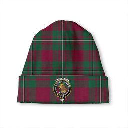 ScotsTee Shop Scottish MacGregor of Cardney (Gregor of Cardney) Modern Clan Crest Tartan Plaid Knit Beanie