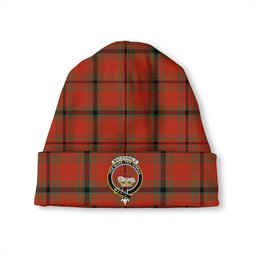 ScotsTee Shop Scottish MacDonald of Belfinlay Ancient Clan Crest Tartan Plaid Knit Beanie