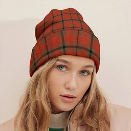 ScotsTee Shop Scottish MacDonald of Belfinlay Ancient Clan Crest Tartan Plaid Knit Beanie