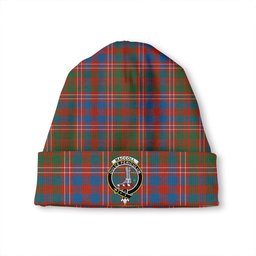 ScotsTee Shop Scottish MacColl (MacCall) Ancient Clan Crest Tartan Plaid Knit Beanie
