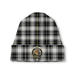 ScotsTee Shop Scottish MacFie of Colonsay Dress (MacPhee of Colonsay Dress) Modern Clan Crest Tartan Plaid Knit Beanie
