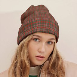 ScotsTee Shop Scottish MacAlister Ancient Clan Crest Tartan Plaid Knit Beanie