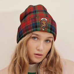 ScotsTee Shop Scottish Hay and Leith Modern Clan Crest Tartan Plaid Knit Beanie